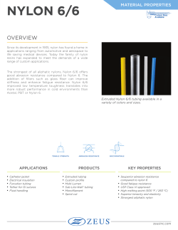 nylon 6/6 - Zeus Industrial Products, Inc.