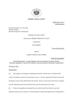 appeal by javid iqbal against saqid parnex and others