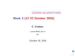 let@token GRAPH ALGORITHMS 0.3cm Week 3 @let