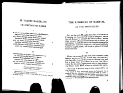 M. VALERI MARTIALIS THE EPIGRAMS OF MARTIAL