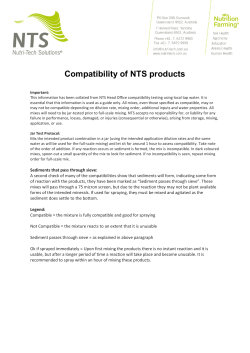 current compatibility - Nutri