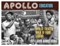 EDUCATION - Apollo Theater