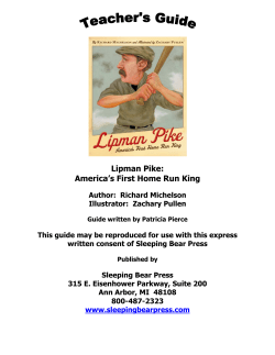 Lipman Pike: America`s First Home Run King