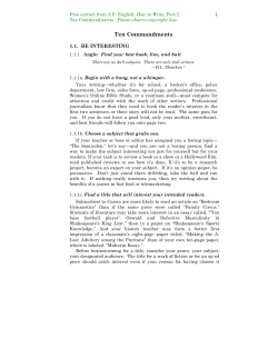 How To Write Part 1 Extract