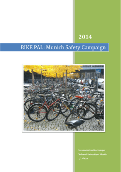 Bike Pal Final Report – Project Munich Communication