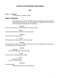 script found here - Theatre Ancaster