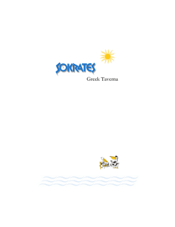 Greek Taverna - Sokrates Greek Tavernas