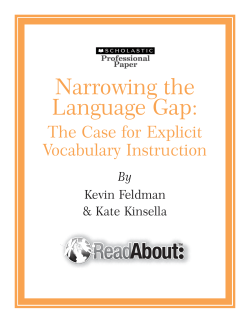 Narrowing the Language Gap