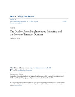 The Dudley Street Neighborhood Inititative and the Power of