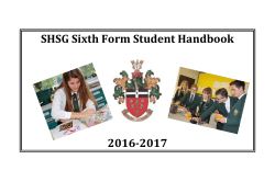 SHSG Sixth Form Student Handbook V3 PDF File