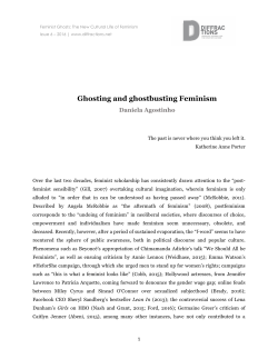 Ghosting and ghostbusting Feminism