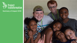 2016 Annual Report - Project Transformation