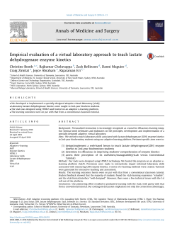 Empirical evaluation of a virtual laboratory