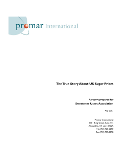 The True Story About US Sugar Prices