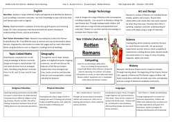 Rotten Romans - Amble Links First School