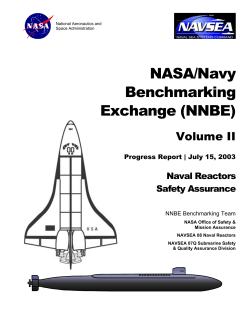 NASA/Navy Benchmarking Exchange (NNBE)