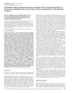 Terfenadine-induced apoptosis in human