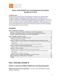 official notes