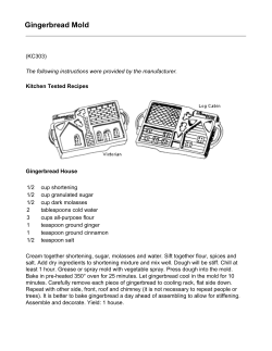 Lee Valley Tools - Gingerbread Mold