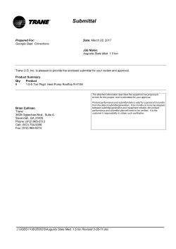 Augusta State Med. 1.5 ton Revised 3-28-17