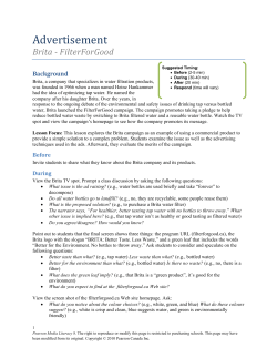 PML8 Lesson Plan - Brita - Pearson Canada School Division