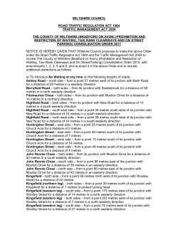 Press Notice – Wiltshire Times on 28 April 2017