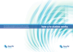 how a tv station works