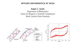 Applied Mathematics Overview Presentation Slides