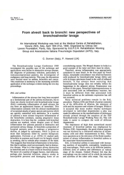 From alveoli back to bronchi: new perspectives of bronchoalveolar