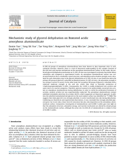 Mechanistic study of glycerol dehydration on Br&Atilde;&cedil;nsted acidic