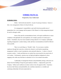 strike manual - Fasken Martineau