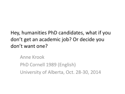 Hey, humanities PhDs, what happens if you don`t get an academic