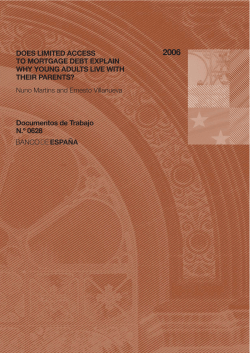 Does limited access to mortgage debt explain