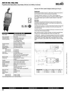 AHX120-SR-100, AHX120-SR-200, Proportional, Non