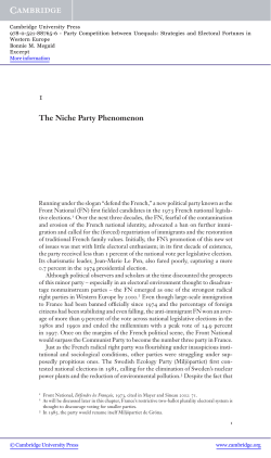 The Niche Party Phenomenon - Assets