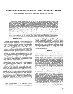 46. Organic Matter in Leg 96 Sediments