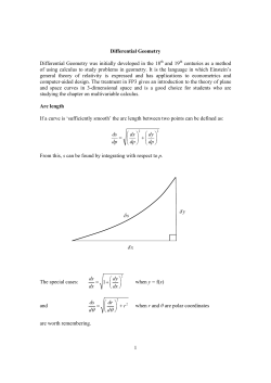 FP3: Differential Geometry