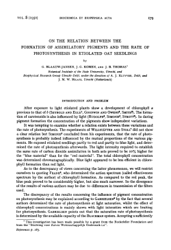 ON THE RELATION BETWEEN THE FORMATION OF