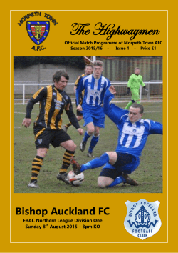 The Highwaymen - Morpeth Town FC