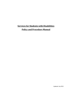 Policy and Procedure Manual - Mount Saint Mary College, Newburgh
