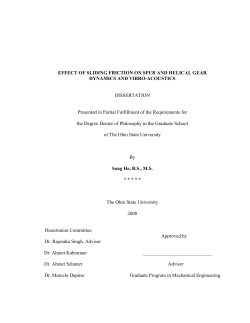 Effect of Sliding Friction on Spur and Helical Gear Dynamics and
