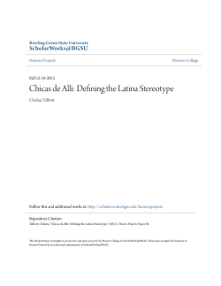 Chicas de Alli: Defining the Latina Stereotype