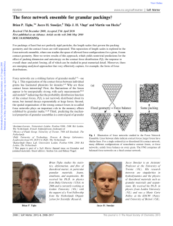 The force network ensemble for granular packings