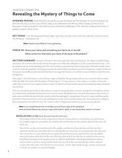 Small Group Study Guide - Zumbro Lutheran Church