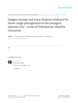Oxygen isotope and trace element evidence for three