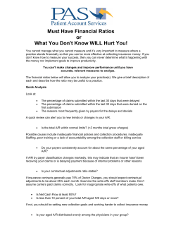 Must Have Financial Ratios or What You Don`t Know WILL Hurt You!