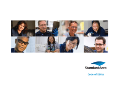 Code of Ethics - Standard Aero