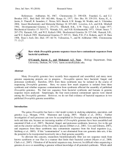 Dros. Inf. Serv. 93 (2010) Research Notes 127 References