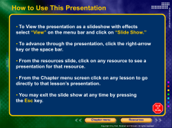 Chapter 14 Notes