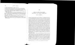 J. Worrall, Structural Realism, The Best of Both Worlds?